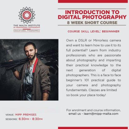 INTRO TO PHOTOGRAPHY - 8 LESSONS - 2025 DATES AVAILABLE